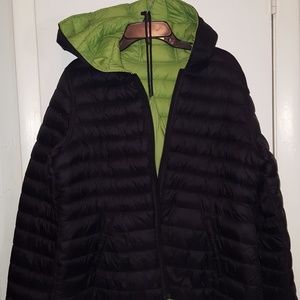 NWOT Coat Nautica reversable hooded puffer coat